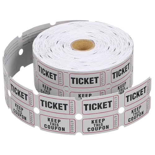 DIKACA 1Rolle Verlosungstickets Rote Gewinnspielkarten für Veranstaltungen Partys und Wettbewerbe Robustes Beschichtetes für Auszeichnungen und Gewinne DIKACA 1Rolle Verlosungstickets Rote Gewinnspielkarten für Veranstaltungen Partys und Wettbewerbe Robustes Beschichtetes für Auszeichnungen und Gewinne von DIKACA