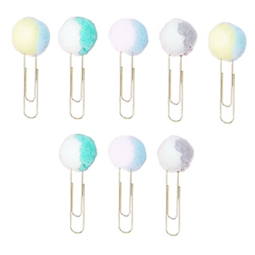 DIKACA 1Satz Gefärbte Plüschball Papierklammern Teiliges Dekorative Büroklammern für Scrapbooking Schule und Büro Langlebig Farbenfroh Süßes Design Sicher DIKACA 1Satz Gefärbte Plüschball Papierklammern Teiliges Dekorative Büroklammern für Scrapbooking Schule und Büro Langlebig Farbenfroh Süßes Design Sicher von DIKACA