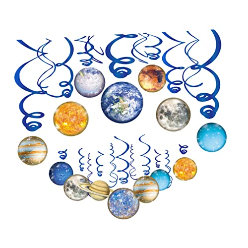 DIKACA 1Satz Weltraum Spiralwirbel Dekoration Teiliges Partyzubehör Für Außenbereich Für Kindergeburtstage Und Solarsystem Themenpartys Robustes Und Kartenpapier DIKACA 1Satz Weltraum Spiralwirbel Dekoration Teiliges Partyzubehör Für Außenbereich Für Kindergeburtstage Und Solarsystem Themenpartys Robustes Und Kartenpapier von DIKACA