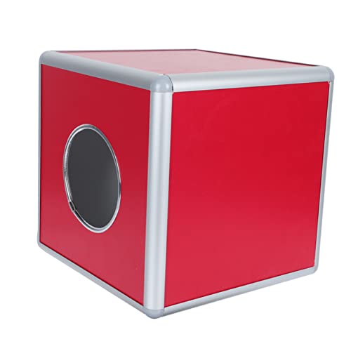 DIKACA 1Stück Aluminiumlegierung Spendenbox Für Jährliche Praktische Aufbewahrungskiste Für Abstimmungen Und Spendenaktionen Zufällige Öffnungsfarbe von DIKACA