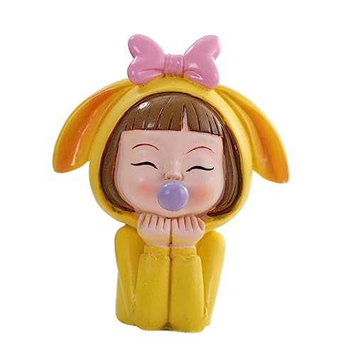 DIKACA 1stk Mädchen Puppe Dekoration Plüsch Sammlerfiguren Für Mädchen Tortenverzierungen Für Fee Ballonpumpe Kuchen Tortendeko Für Ballongirlande Yellow Harz DIKACA 1stk Mädchen Puppe Dekoration Plüsch Sammlerfiguren Für Mädchen Tortenverzierungen Für Fee Ballonpumpe Kuchen Tortendeko Für Ballongirlande Yellow Harz von DIKACA