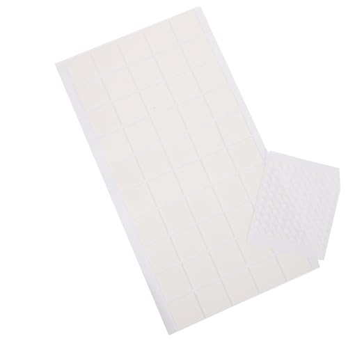 DIKACA 2 Blätter Transparente Doppelseitige Klebepunkte aus Acryl ohne Rückstände für Kartengestaltung Runde und Quadratische Sticker Vielseitig Einsetzbar Hochadhäsiv von DIKACA