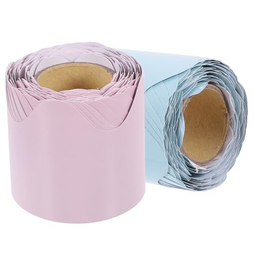 DIKACA 2 Rollen Bunte Wolkenbordüre für Pinnwand Dekopapier Blau und Selbstklebend für Klassenzimmer und Praktische Wanddekoration DIKACA 2 Rollen Bunte Wolkenbordüre für Pinnwand Dekopapier Blau und Selbstklebend für Klassenzimmer und Praktische Wanddekoration von DIKACA