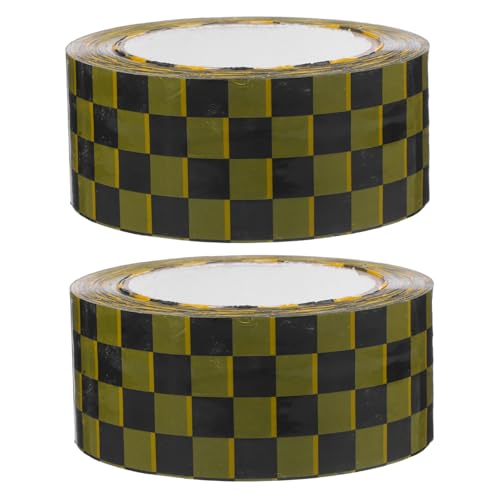 DIKACA 2 Rollen Kariertes Dichtungsband Verpackung Gelb Kariertes Abdeckband Klebeband Zum Basteln Dichtband Packband Für Paket Gemustertes Klebeband Paketklebeband Bopp DIKACA 2 Rollen Kariertes Dichtungsband Verpackung Gelb Kariertes Abdeckband Klebeband Zum Basteln Dichtband Packband Für Paket Gemustertes Klebeband Paketklebeband Bopp von DIKACA