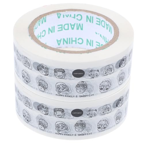DIKACA 2 Rollen Klebeband Verpackungsband scrapbbok tape band tapes geschenkband tapet Befestigung Karton Streifen ziehen um Farben aufkleber praktisches Band Versandband nachfüllen bopp DIKACA 2 Rollen Klebeband Verpackungsband scrapbbok tape band tapes geschenkband tapet Befestigung Karton Streifen ziehen um Farben aufkleber praktisches Band Versandband nachfüllen bopp von DIKACA