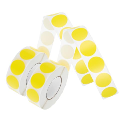 DIKACA 2 Rollen Runde Selbstklebende Blanko Punkt Aufkleber Vielseitige Farbcodierende Etiketten für Büro Lager Diy Projekte Ablösbar Beschreibbar DIKACA 2 Rollen Runde Selbstklebende Blanko Punkt Aufkleber Vielseitige Farbcodierende Etiketten für Büro Lager Diy Projekte Ablösbar Beschreibbar von DIKACA