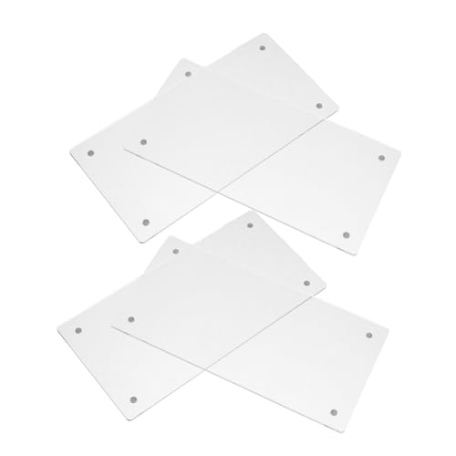 DIKACA 2 Sätze Acryl Bilderrahmen Klare Magnetische Doppelseitige Rahmlose Fotohalter Für Tischaufsteller Preisetiketten Transparent Stabil von DIKACA