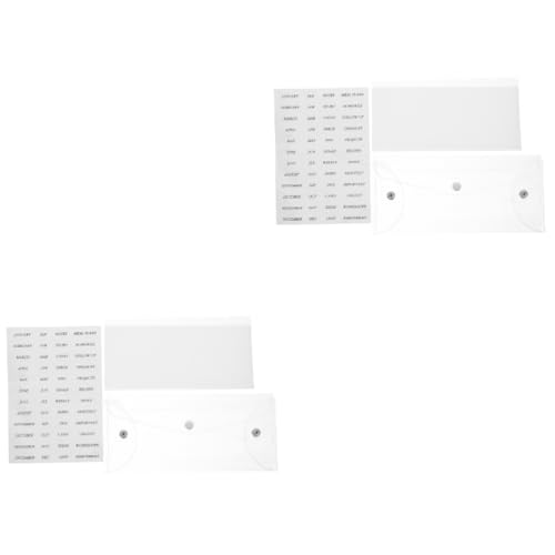 DIKACA 2 Sätze Zubehör für Geldtaschenbinder Geldsparende Ordnertrenner Budget-Ordnerteiler, Großpackung Veranstalter Budget-Ordnerteiler mit Tasche Budget-Registerkarten pp Transparent DIKACA 2 Sätze Zubehör für Geldtaschenbinder Geldsparende Ordnertrenner Budget-Ordnerteiler, Großpackung Veranstalter Budget-Ordnerteiler mit Tasche Budget-Registerkarten pp Transparent von DIKACA