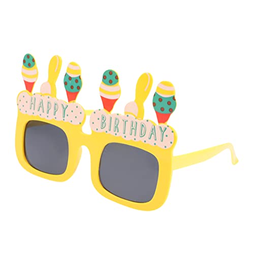 DIKACA 2 Eisgläser Neuheit Geburtstag lustige sonnenbrille für erwachsene weingläser bunt silvesterparty deko Geschenke für Erwachsene Kostümbrille Cosplay-Brille Partybrille niedlich von DIKACA