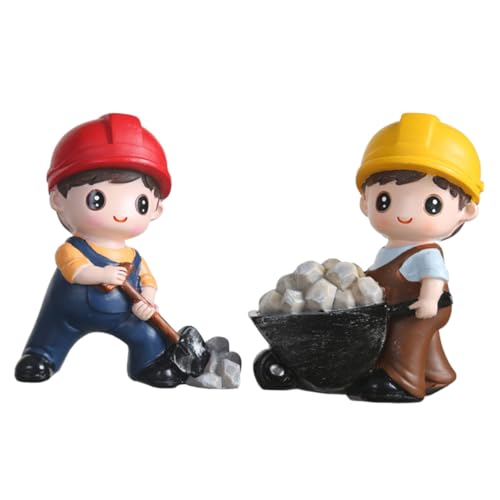 DIKACA 2 Stück Baufahrzeug Für Jungen Kreatives Kuchen Ornament Kuchen Tortenverzierung Requisite Junge Kuchen Ornament Party Foto Requisiten Ingenieurs Junge Skulptur Harz DIKACA 2 Stück Baufahrzeug Für Jungen Kreatives Kuchen Ornament Kuchen Tortenverzierung Requisite Junge Kuchen Ornament Party Foto Requisiten Ingenieurs Junge Skulptur Harz von DIKACA