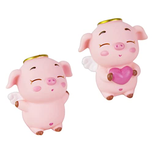 DIKACA 2 Stück Kuchen Dekoration Niedliche Tortendekoration für Geburtstagsfeiern Pig Doll Cake Ornament für Kreative Backideen Fotorequisiten für Unvergessliche DIKACA 2 Stück Kuchen Dekoration Niedliche Tortendekoration für Geburtstagsfeiern Pig Doll Cake Ornament für Kreative Backideen Fotorequisiten für Unvergessliche von DIKACA