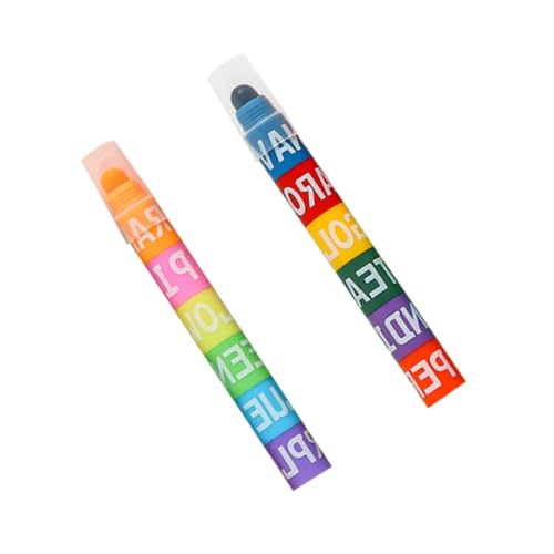 DIKACA 2 Stück Multifunktionale Marker Pens Tragbare Bunte Textmarker mit Flüssigem Schreibfluss für Schule Büro Zeichnen Markierungswerkzeug für Schüler und Lehrer DIKACA 2 Stück Multifunktionale Marker Pens Tragbare Bunte Textmarker mit Flüssigem Schreibfluss für Schule Büro Zeichnen Markierungswerkzeug für Schüler und Lehrer von DIKACA