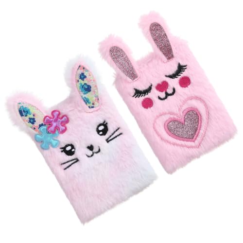 DIKACA 2 Stück Plüsch notizbuch Kaninchenform Weiches Cartoon tagebuch für Mädchen Tragbares Mini notizheft für Schule Büro Alltag Geschenkidee Leicht und Platzsparend DIKACA 2 Stück Plüsch notizbuch Kaninchenform Weiches Cartoon tagebuch für Mädchen Tragbares Mini notizheft für Schule Büro Alltag Geschenkidee Leicht und Platzsparend von DIKACA