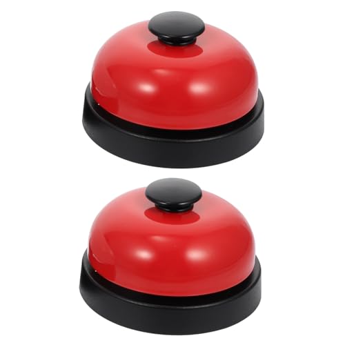 DIKACA 2 Stück Tisch Glocke Spiel Ring Handgehaltene Glocke Klingeln Kleine Glocke Forderung Barmann Groß Einberufung Hände Läuten Glocke Kundenklingel Glocke Von Hand Drücken Rot Plastik DIKACA 2 Stück Tisch Glocke Spiel Ring Handgehaltene Glocke Klingeln Kleine Glocke Forderung Barmann Groß Einberufung Hände Läuten Glocke Kundenklingel Glocke Von Hand Drücken Rot Plastik von DIKACA