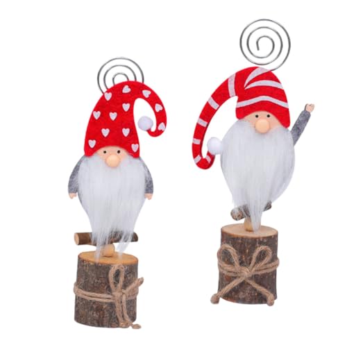 DIKACA 2 Stück Weihnachts Memo Halter mit Cartoon Doll Design Niedliche Tischkarten und Fotoklammern Stabile Drahthalter für Notizen Tischnummern Party und Festtagsdekoration Herz DIKACA 2 Stück Weihnachts Memo Halter mit Cartoon Doll Design Niedliche Tischkarten und Fotoklammern Stabile Drahthalter für Notizen Tischnummern Party und Festtagsdekoration Herz von DIKACA