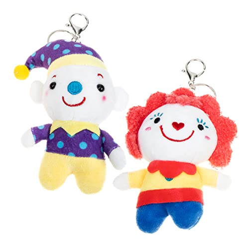 DIKACA 2 Stücke Clown-schlüsselanhänger Gefüllte Puppen-schlüsselanhänger Rucksackanhänger Schlüsselbund Gefüllte Puppe Anhänger Schöner Puppen-schlüsselanhänger Plüsch DIKACA 2 Stücke Clown-schlüsselanhänger Gefüllte Puppen-schlüsselanhänger Rucksackanhänger Schlüsselbund Gefüllte Puppe Anhänger Schöner Puppen-schlüsselanhänger Plüsch von DIKACA