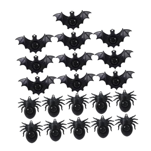 DIKACA 20 Stück Halloween-Fledermauspfeife Neuheitsspielzeug für Partys Halloween-Party-Pfeifen-Requisiten Halloween-Pfeifenspielzeug Halloween-Jubelpfeife Partypfeifen Plastik Schwarz DIKACA 20 Stück Halloween-Fledermauspfeife Neuheitsspielzeug für Partys Halloween-Party-Pfeifen-Requisiten Halloween-Pfeifenspielzeug Halloween-Jubelpfeife Partypfeifen Plastik Schwarz von DIKACA