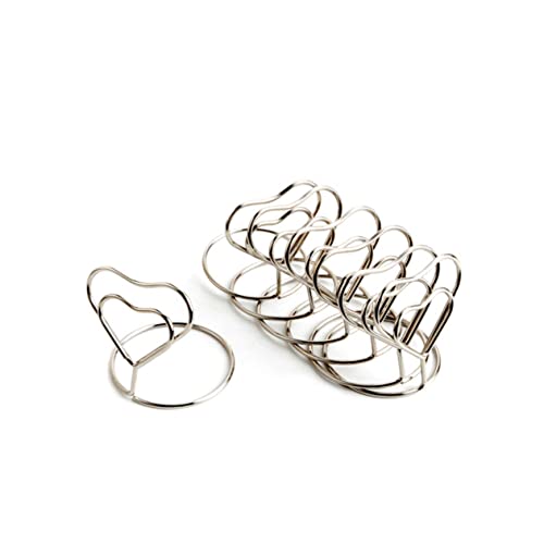 DIKACA 20 Stück Hochzeitsbedarf Platzkarte für die Hochzeit Silber Platzkarten Schlüssel Tischplatte visitenkarten halterung memo clip halter Memohalter Inhaber der Tabellennummer Silver von DIKACA