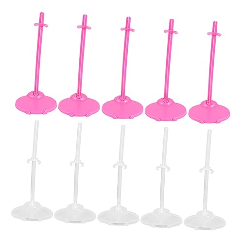 DIKACA 20 Stück Stützrahmen für Puppen Mädchen Puppe Puppe Zubehör Puppenhalter Steht Märchenkinder doll Accessories Spielzeugständer Puppenständer für Puppenständerhalter von DIKACA