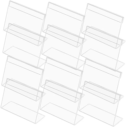DIKACA 20 Stück Teiliges Acryl Tischkartenhalter Transparente Wiederverwendbare Blanko Schilder für Hochzeiten Partys und DIY Langlebig Leichte Acryl Tischnummer Halter für DIKACA 20 Stück Teiliges Acryl Tischkartenhalter Transparente Wiederverwendbare Blanko Schilder für Hochzeiten Partys und DIY Langlebig Leichte Acryl Tischnummer Halter für von DIKACA