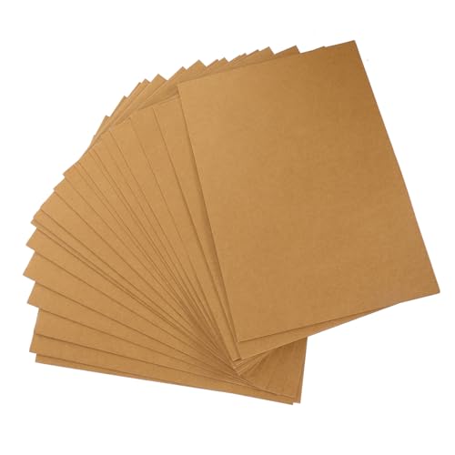 DIKACA 20 Stück Teiliges Kraftpapier Präsentationsmappe Robust und Verschleißfest Vielseitiger Papierordner für Büro Schule und Organisation für Dokumente Angebote und Notizen von DIKACA