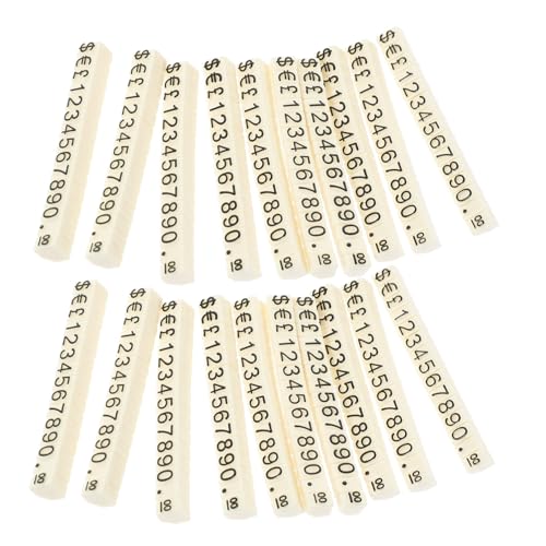 DIKACA 20 Stück Teiliges Preisschild für Schmuck aus Langlebigem Dreidimensionale Zahlen Abnehmbar Leicht Widerstandsfähig für Einzelhandel Einkaufszentren Schmuckgeschäfte DIKACA 20 Stück Teiliges Preisschild für Schmuck aus Langlebigem Dreidimensionale Zahlen Abnehmbar Leicht Widerstandsfähig für Einzelhandel Einkaufszentren Schmuckgeschäfte von DIKACA