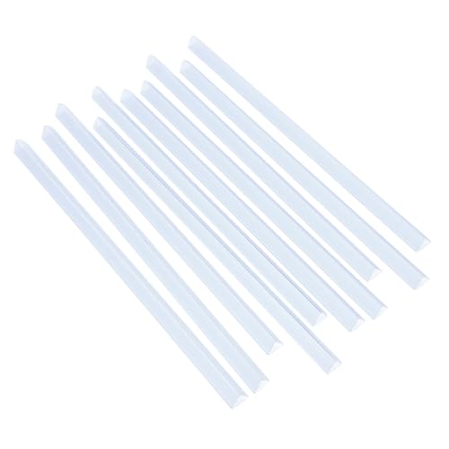 DIKACA 20 Stück Teiliges Transparente Buchbinderschienen Kunststoff Slide Binder Clips für Sicheres Schnelles Ordner Dokumentenmanagement im Büro und Zuhause von DIKACA