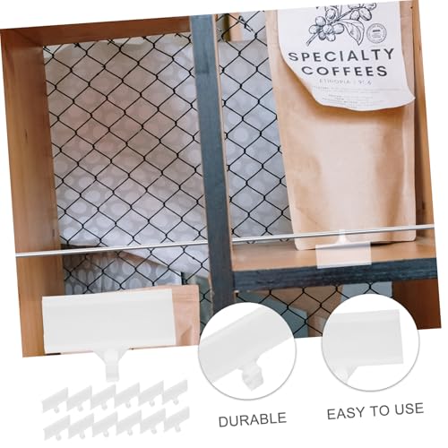 DIKACA 20 Stück Teiliges Transparentes Preisschildhalter Robustem Kunststoff Einfach zu Befestigen an Drahtregalen und Aufbewahrungskörben Leichter Einleger für Klare Warenbeschriftung DIKACA 20 Stück Teiliges Transparentes Preisschildhalter Robustem Kunststoff Einfach zu Befestigen an Drahtregalen und Aufbewahrungskörben Leichter Einleger für Klare Warenbeschriftung von DIKACA