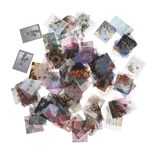 DIKACA 200 Stück Pocket Sticker Pack Aufkleber Für Scrapbooking Kinderaufkleber Scrapbook Aufkleber Sticker Decal Journal Sticker DIY Bastelaufkleber Klebeaufkleber Bastelaufkleber von DIKACA