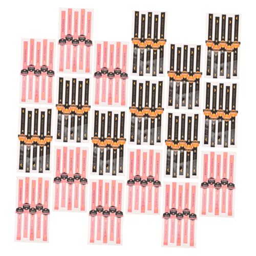 DIKACA 200 Stück Verpackungsaufkleber backen Backsiegel-Etikettenaufkleber Lebensmittelverpackung Seal DIY backen aufkleber Verpackungsdichtetiketten Kochaufkleber Kupferplattenaufkleber von DIKACA