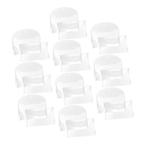 DIKACA 20Stücke Transparente Quittungsorganisator Dokumentenablage Für Rechnungen Und Quittungen Praktische Aufbewahrungstaschen Für Büro Und Zuhause Format von DIKACA
