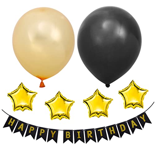 DIKACA 23 Stk Zahlen Luftballon Luftballons Geburtstagsbanner Geburtstagsparty-zubehör Geburtstagsdekorationen Verdicken Das Banner von DIKACA