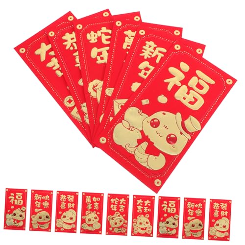 DIKACA 24 Stück Lai Feng chinesisches neujahr hong bao Geldumschlag Frühling Festival Red Envelope Chinesische Umschläge für Bargeld Geldumschläge zum Mondneujahr Papier rot DIKACA 24 Stück Lai Feng chinesisches neujahr hong bao Geldumschlag Frühling Festival Red Envelope Chinesische Umschläge für Bargeld Geldumschläge zum Mondneujahr Papier rot von DIKACA
