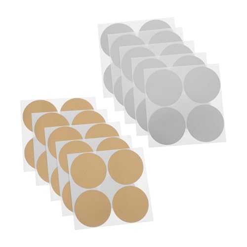 DIKACA 240 Stück Runde Scratch Off Sticker Selbstklebende Rubbelaufkleber in Gold und Silber Kratzbare Etiketten für Spiele DIY Karten Versteckte Botschaften Robuste Vielseitige Aufkleber DIKACA 240 Stück Runde Scratch Off Sticker Selbstklebende Rubbelaufkleber in Gold und Silber Kratzbare Etiketten für Spiele DIY Karten Versteckte Botschaften Robuste Vielseitige Aufkleber von DIKACA