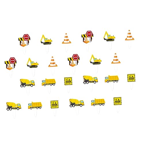 DIKACA 24Stücke Baustellenfahrzeuge Tortendeko Für Kindergeburtstag Bagger Lkw Und Mehr Kuchen Toppers Für Geburtstagsfeiern Deko Für Kleine Bauarbeiter DIKACA 24Stücke Baustellenfahrzeuge Tortendeko Für Kindergeburtstag Bagger Lkw Und Mehr Kuchen Toppers Für Geburtstagsfeiern Deko Für Kleine Bauarbeiter von DIKACA