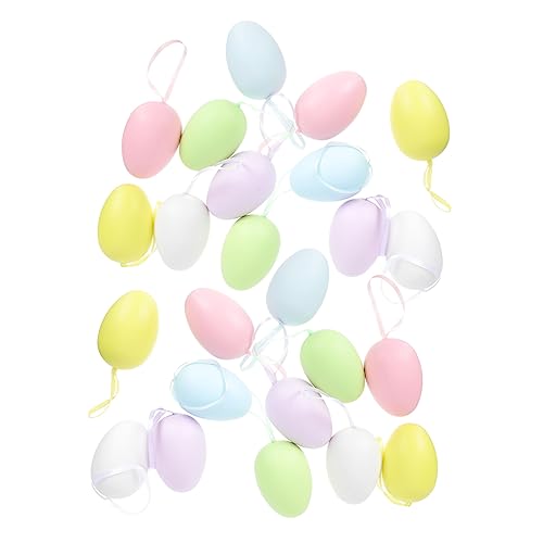 DIKACA 24Stücke Kreative Ostereianhänger Handbemalte Dekorationen Für Ostern DIY Partybedarf Hängende Anhänger Für Festliche Anlässe DIKACA 24Stücke Kreative Ostereianhänger Handbemalte Dekorationen Für Ostern DIY Partybedarf Hängende Anhänger Für Festliche Anlässe von DIKACA