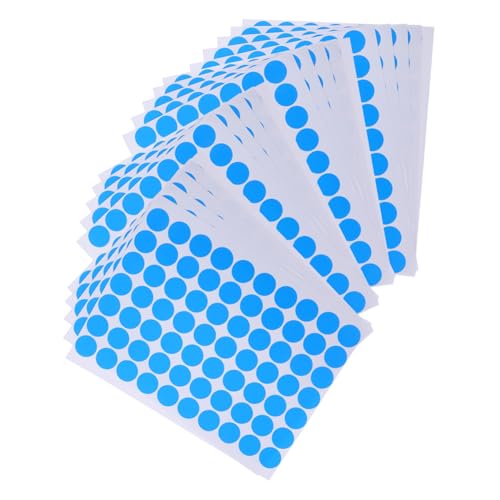 DIKACA 25 Blatt Wasserfeste Kreisförmige Etiketten Bögen mit Selbstklebenden Kleinen Kreisförmigen Aufklebern Kratzfeste Pvc-punkte Vielseitig für Lebensmittelverpackung Flaschen DIKACA 25 Blatt Wasserfeste Kreisförmige Etiketten Bögen mit Selbstklebenden Kleinen Kreisförmigen Aufklebern Kratzfeste Pvc-punkte Vielseitig für Lebensmittelverpackung Flaschen von DIKACA