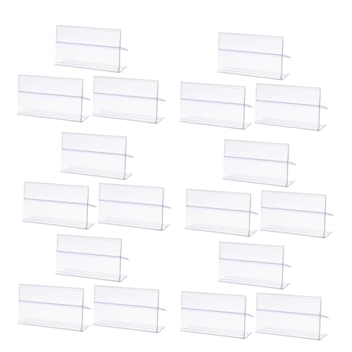 DIKACA 25 Stück Preisschild Hängend Etiketten Halteranzeige Ticker Halterung Mit Clip Stabiler Preishalter Stabiler Schilderhalter Preisständer Anzeigen Transparent Plastik DIKACA 25 Stück Preisschild Hängend Etiketten Halteranzeige Ticker Halterung Mit Clip Stabiler Preishalter Stabiler Schilderhalter Preisständer Anzeigen Transparent Plastik von DIKACA