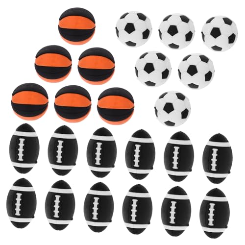 DIKACA 25 Stück Simulationsball geformt Sport Fußball-Radiergummis Basketball Radiergummis erasers for süße radiergummis winziger Radiergummi Kindergeburtstagsgeschenk DIKACA 25 Stück Simulationsball geformt Sport Fußball-Radiergummis Basketball Radiergummis erasers for süße radiergummis winziger Radiergummi Kindergeburtstagsgeschenk von DIKACA