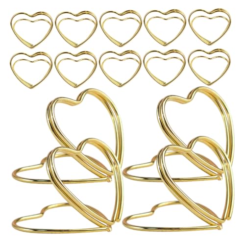 DIKACA 25 Stück Teiliges Herzförmiges Metall Kartenhalter Robuster Business Card Desk Holder Vielseitiger Fotohalter und Memo Clip für Hochzeit Geburtstag und Feierlichkeiten Stilvolles DIKACA 25 Stück Teiliges Herzförmiges Metall Kartenhalter Robuster Business Card Desk Holder Vielseitiger Fotohalter und Memo Clip für Hochzeit Geburtstag und Feierlichkeiten Stilvolles von DIKACA