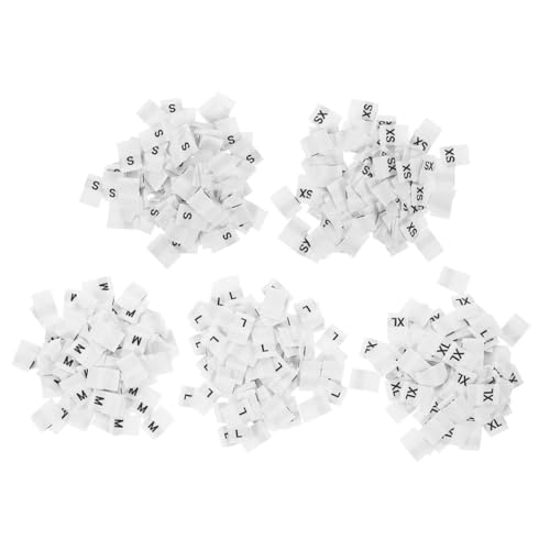 DIKACA 250 Stück Kleidung Größenetiketten Gewebte Stoffetiketten Hautfreundlich Waschbar Für Nähen Stricken Selbstgemachtes Kennzeichnen Xs S Xl Je DIKACA 250 Stück Kleidung Größenetiketten Gewebte Stoffetiketten Hautfreundlich Waschbar Für Nähen Stricken Selbstgemachtes Kennzeichnen Xs S Xl Je von DIKACA