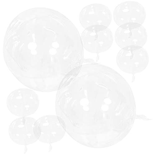DIKACA 25st Kugel Zum Einwickeln Von Blumen Klarer Bobo-ballon Ball Zum Einwickeln Von Blumen Blumenverpackungskugeln Vorgestreckter Bobo-ballon Klare Luftballons Geschenk Die Blase Sport von DIKACA