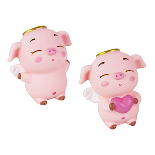 DIKACA 2Stücke Schweinefigur Kuchendekoration Lustige Schweinepuppen Kuchen Deko Chic Pig Figuren Ornament Für Geburtstagsfeiern Hochzeiten Und Besondere Anlässe DIKACA 2Stücke Schweinefigur Kuchendekoration Lustige Schweinepuppen Kuchen Deko Chic Pig Figuren Ornament Für Geburtstagsfeiern Hochzeiten Und Besondere Anlässe von DIKACA