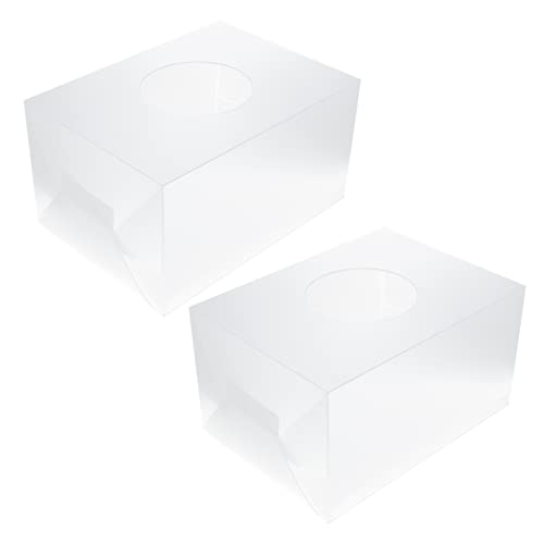 DIKACA 2Stücke Transparente Lotteriebox Sichtbarer Behälter für Spenden und Lose Jährliche Treffen Einfache Handhabung für Veranstaltungen und Gewinnspiele DIKACA 2Stücke Transparente Lotteriebox Sichtbarer Behälter für Spenden und Lose Jährliche Treffen Einfache Handhabung für Veranstaltungen und Gewinnspiele von DIKACA