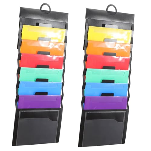 DIKACA 2Stücke Wand Ordner aus Strapazierfähigem Material Faltbare Dokumententasche für Effiziente Aufbewahrung Wiederverwendbarer Aktenorganizer Schlichtem Design für Büro DIKACA 2Stücke Wand Ordner aus Strapazierfähigem Material Faltbare Dokumententasche für Effiziente Aufbewahrung Wiederverwendbarer Aktenorganizer Schlichtem Design für Büro von DIKACA