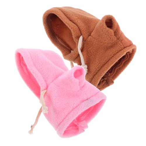 DIKACA 2pcs Puppe Ersatzkleidung Kleidung Süße Winzige Kleidung Für Gefüllte Tiere Plüsch Dollhodie Bären Hoodie Plüsch Spielzeugkleidung Stofftier Kleidung Puppenzubehör Verschiedene von DIKACA