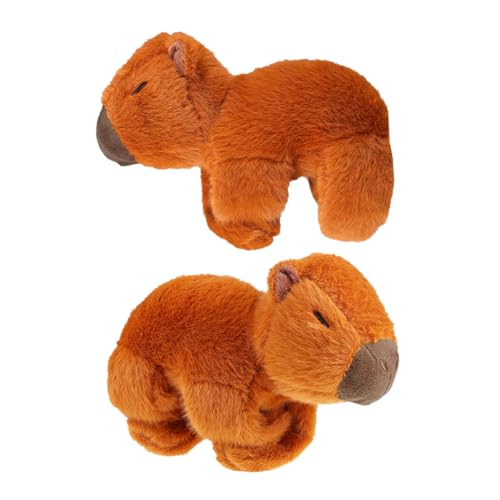 DIKACA 2st Capybara-puppe Strandball-partydekoration Hochzeit Stirnband Süße Capybara Weich Kleiderbügel Rückspiegel Aufkleber Farbige Geburtstagshüte Light Brown Tuch DIKACA 2st Capybara-puppe Strandball-partydekoration Hochzeit Stirnband Süße Capybara Weich Kleiderbügel Rückspiegel Aufkleber Farbige Geburtstagshüte Light Brown Tuch von DIKACA