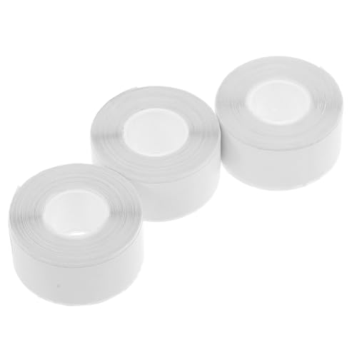 DIKACA 3 Rollen Rolle Thermoetikettenpapier Thermoetikettendruckerpapier Thermoetikettenaufkleber Thermoaufkleberdrucker Thermodruckeretikett Thermosynthetisches Papier von DIKACA