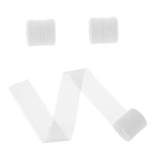 DIKACA 3 Rollen Vielseitiges Beiges Fransenband Zum Verpacken Von Geschenken, Brautsträußen, Chiffonband, Einfarbig, Bänder Mit Ausgefransten Kanten, 5 M DIKACA 3 Rollen Vielseitiges Beiges Fransenband Zum Verpacken Von Geschenken, Brautsträußen, Chiffonband, Einfarbig, Bänder Mit Ausgefransten Kanten, 5 M von DIKACA