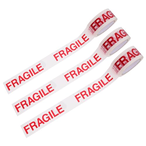 DIKACA 3 Rollen Warnband Verpackungskartons bewegen Aufkleber Klebeband Umzugskartons ziehen um Verpackungsetiketten Kleinunternehmensbedarf zerbrechliches Band Verpackungsmaterial hoch DIKACA 3 Rollen Warnband Verpackungskartons bewegen Aufkleber Klebeband Umzugskartons ziehen um Verpackungsetiketten Kleinunternehmensbedarf zerbrechliches Band Verpackungsmaterial hoch von DIKACA